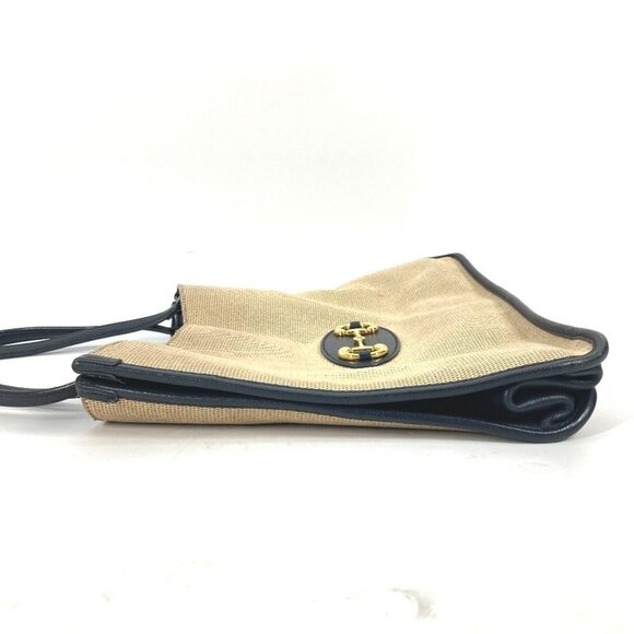 GUCCI Cream Leather Horsebit Shoulder Bag - Picture 4 of 10